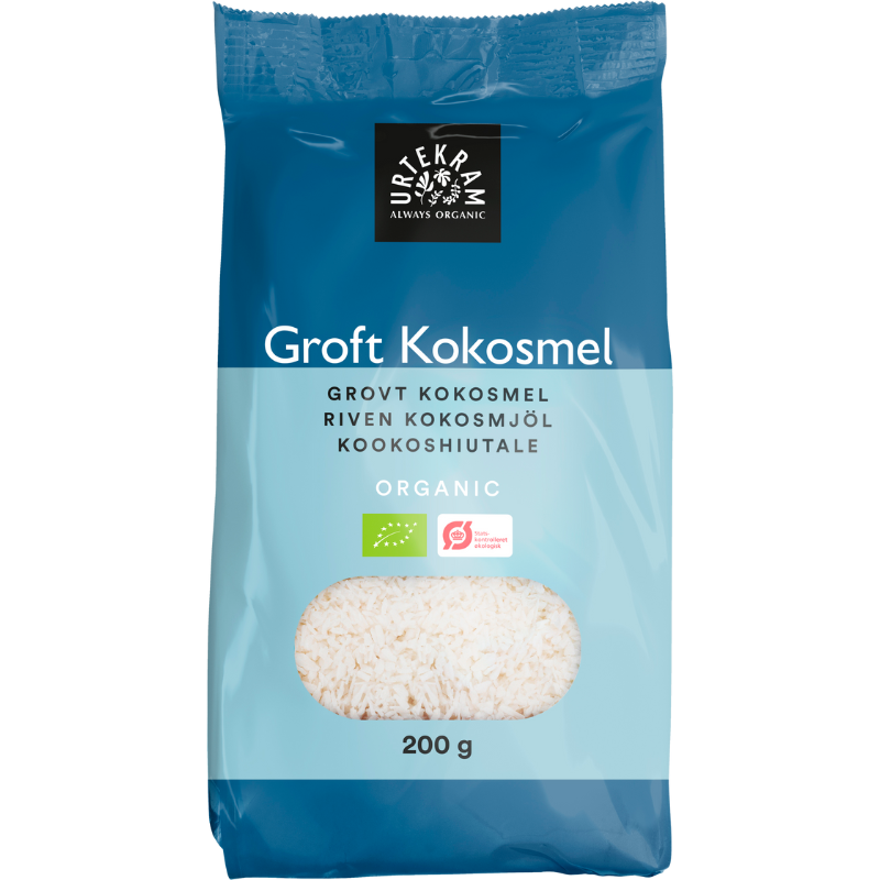UDSALG Urtekram Kokosmel Grov Ø (200 gr) køb billig