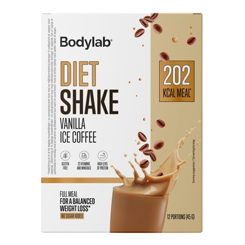 Bodylab Diet Shake Box Vanilla Ice Coffee (12x45 g)