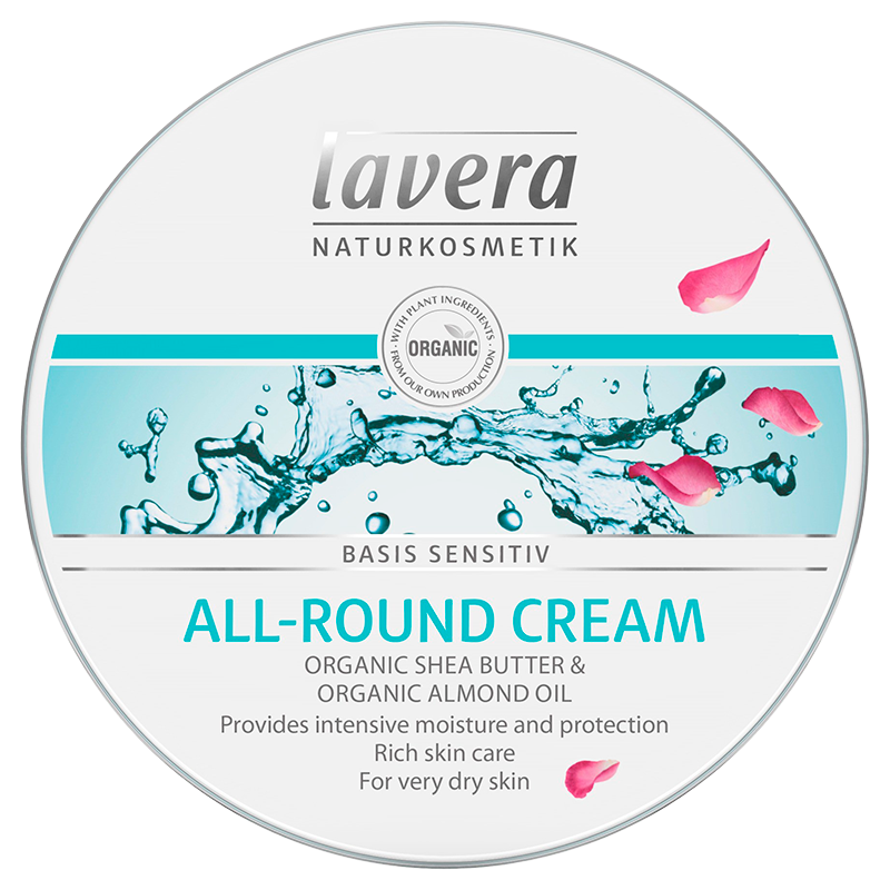 Lavera Basis All-Round Creme med Mandelolie og Sheasmør (150 ml)