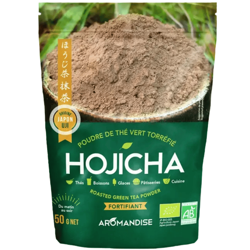 Aromandise Hojicha Grøn Te Pulver Ø (50 g)