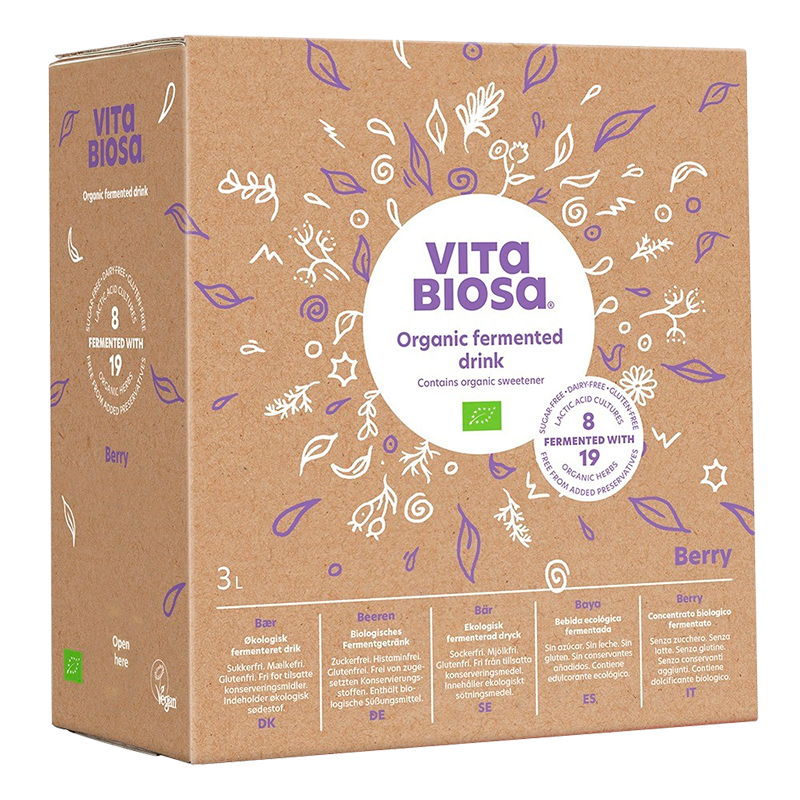 Tilbud Vita Biosa Bær bag in box Ø (3 liter) køb billig