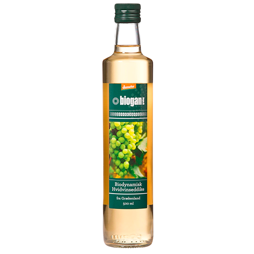 Biogan Hvidvinseddike Demeter (500 ml)