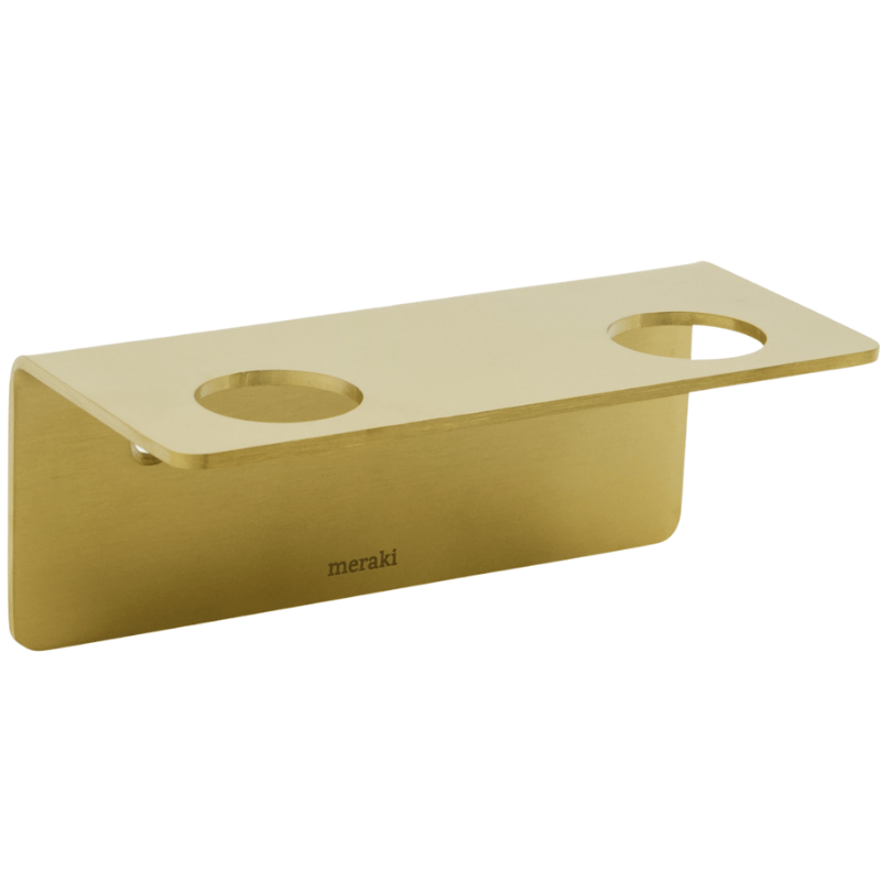 Meraki Bottle Hanger 2 Huller Børstet Messing (1 stk)