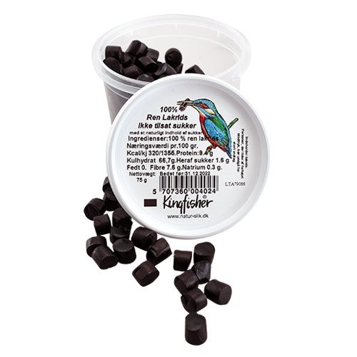 Kingfischer Ren lakrids 75 gr
