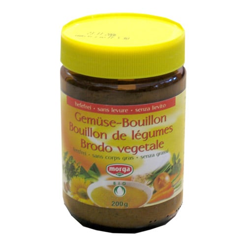 Morga Grønsagsbouillon Pulver uden Gær Ø (200 gr)