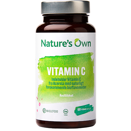 UDSALG Natures Own Vitamin C fra Acerola (60 kaps) køb billig