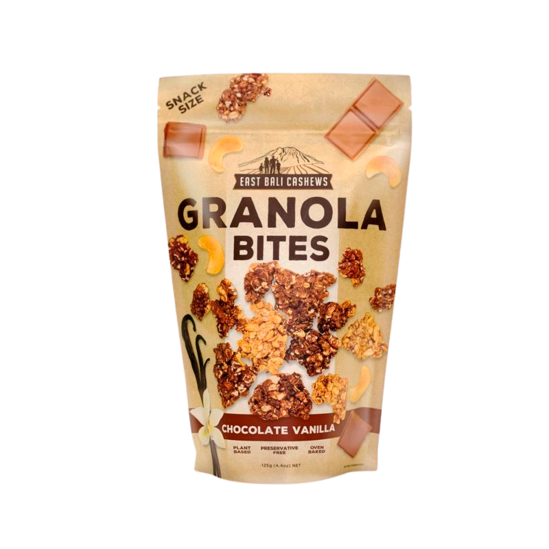 East Bali Cashews Granola Bites Cashewnødder, Chokolade Og Vanilje (125 g)