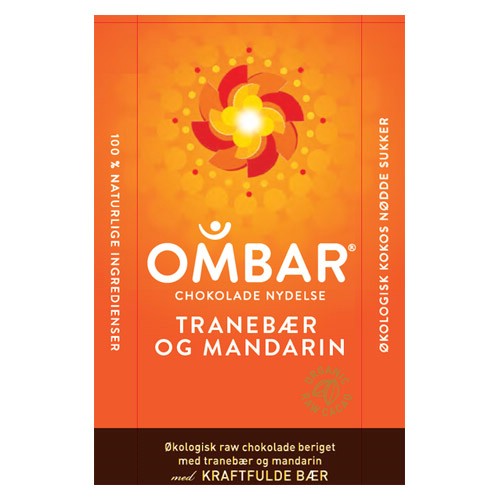 Ombar Bar Tranebær og Mandarin É (35 g)