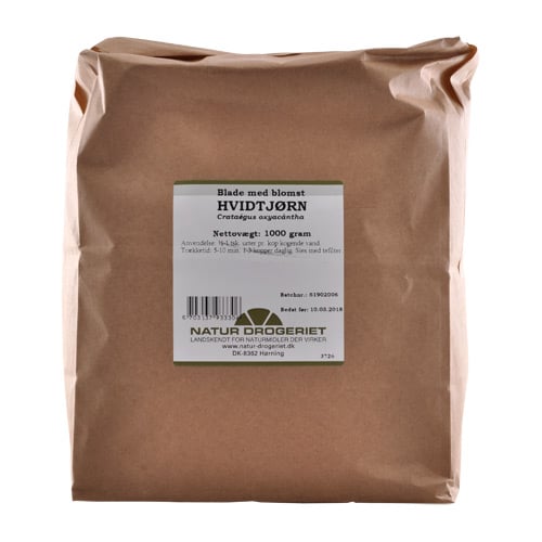 Natur Drogeriet Hvidtjørnblade/blomst (1000 gr)