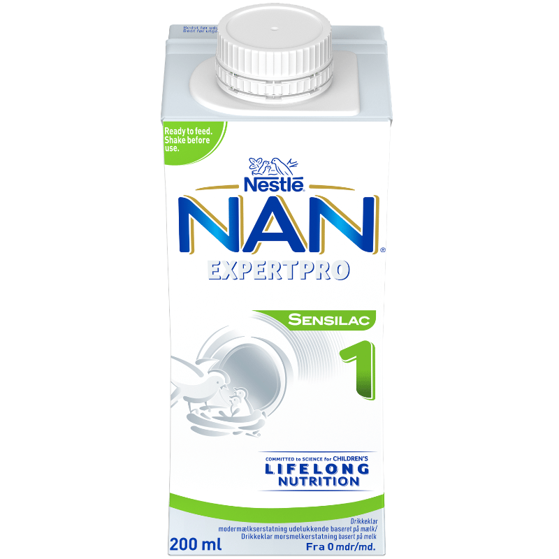 NAN Expertpro Sensilac 1 Drikkeklar Modermælkserstatning - Fra 0 mdr. (200 ml)