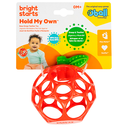 UDSALG Oball Easy Grasp Teether Toy Æble (1 stk) køb billig