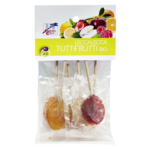 Ékologiske Slikkepinde uden sukker (50 gr)