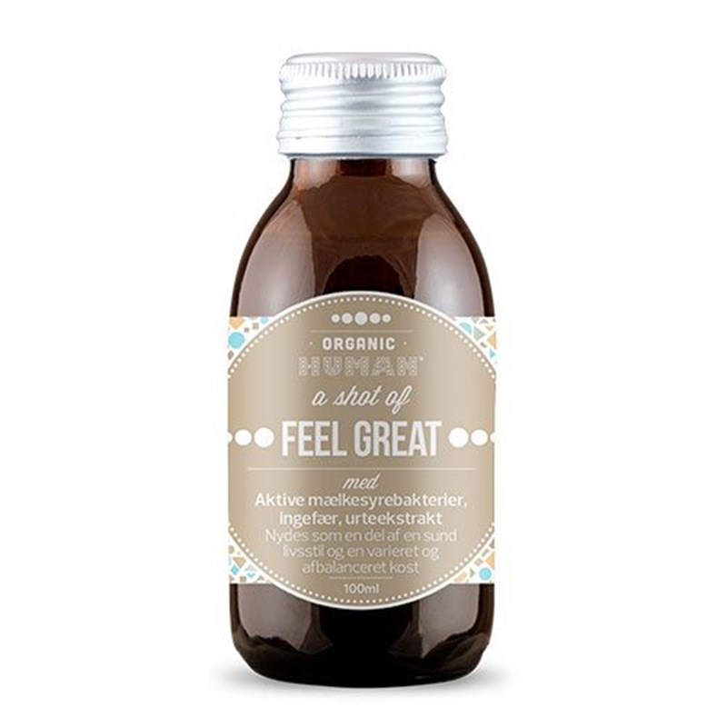 HUMAN Feel Great Shot Ingefær (100 ml)