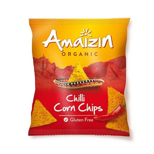 Amaizin Majschips m. chili Ø (75g)