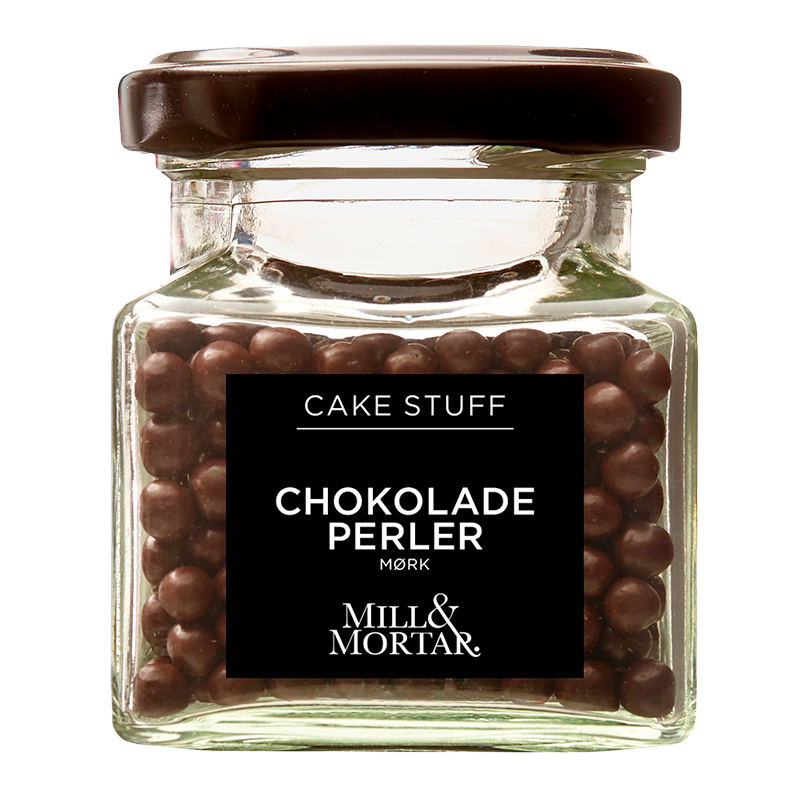 Mill & Mortar Chokolade Perler MØRK (45 g)