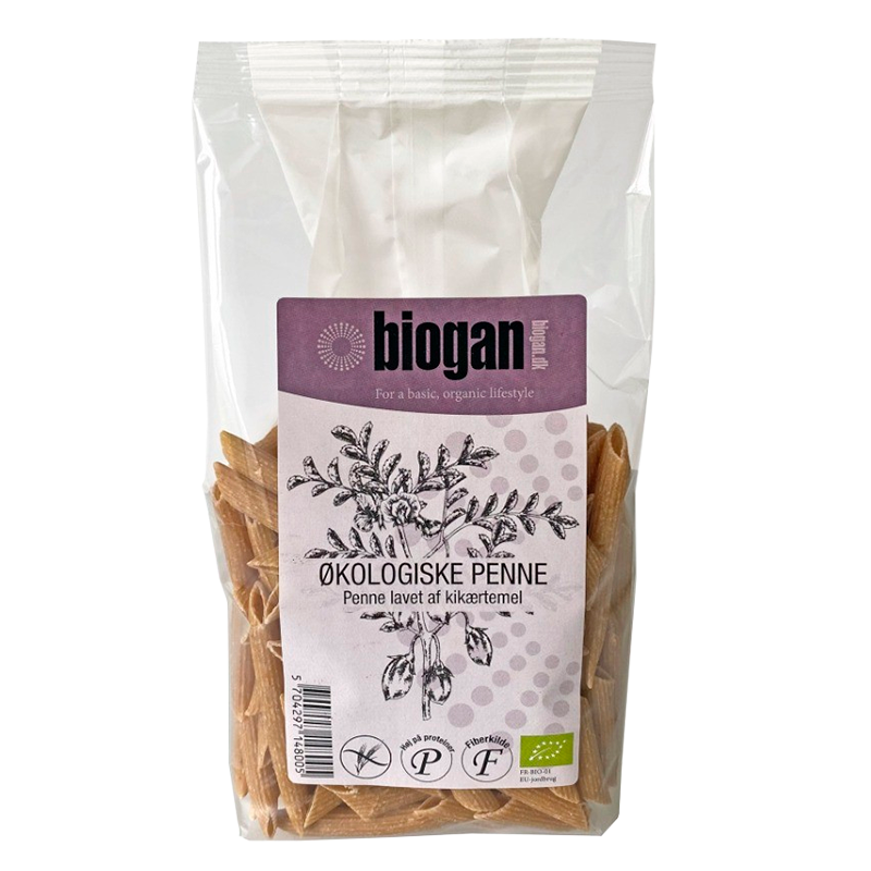 Biogan Rigatoni m Kikærtemel Ø (250 g)