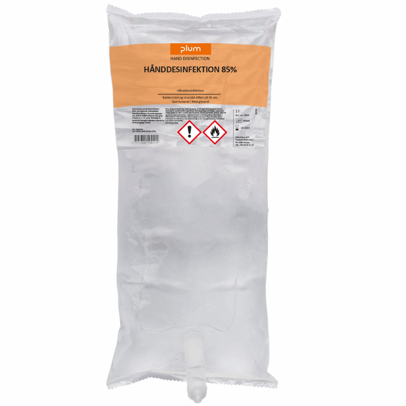 Plum Hånddesinfektion 85% Flydende (1 l)