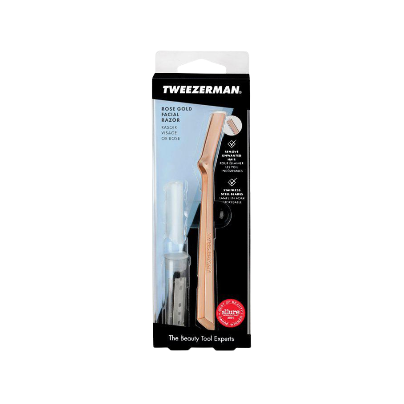 Tweezerman Retail Facial Razor Rose Gold (1 stk)