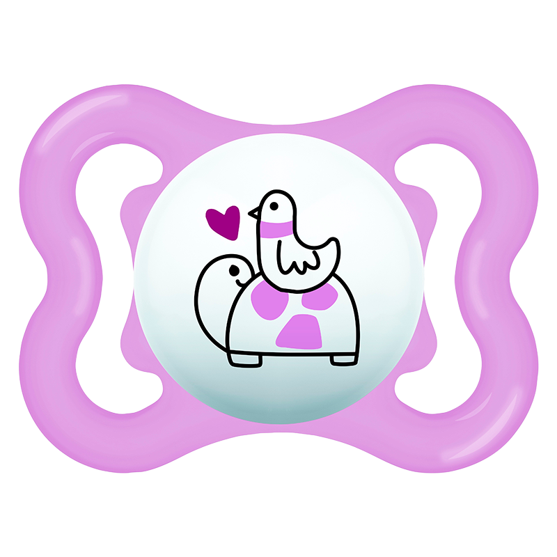 MAM Sut Supreme 0-6M Silicone Pink (1 stk)