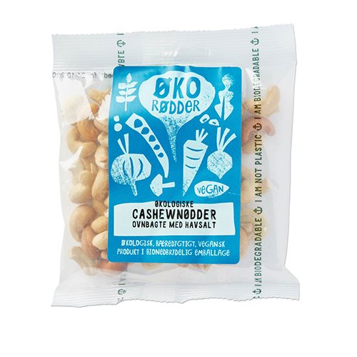 Øko Rødder Cashewnødder m. Havsalt Ø (70 g)