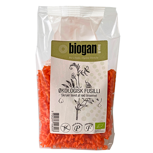 Biogan Fusilli m Linser Ø (250 g)