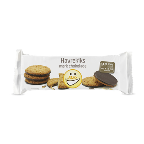 EASIS Havrekiks med Mørk Chokolade (132 g)