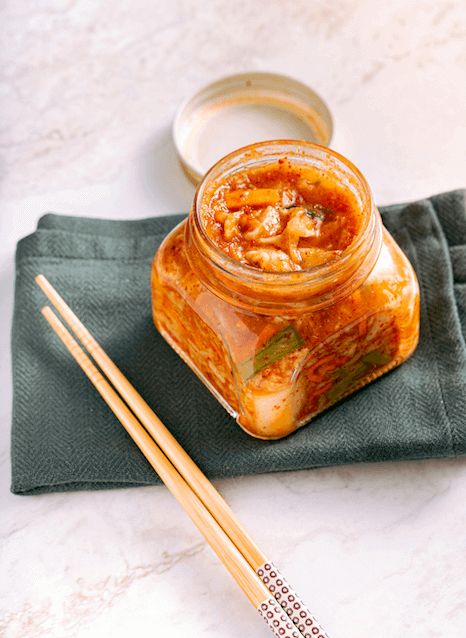 Mælkesyrebakterier i kimchi