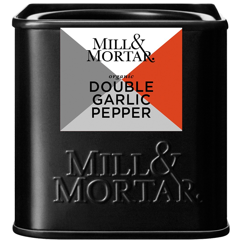 UDSALG Mill Mortar Double Garlic Pepper Ø (50 g) køb billig