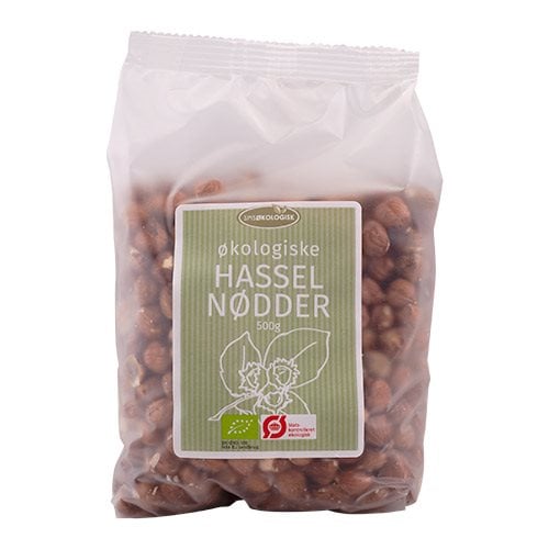 Hasselnødder Ø Spis Økologisk (500g)