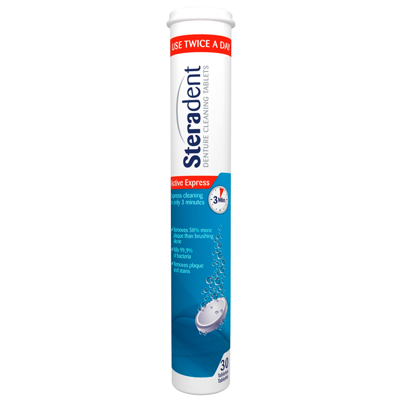 Steradent Express Plus (30 stk)