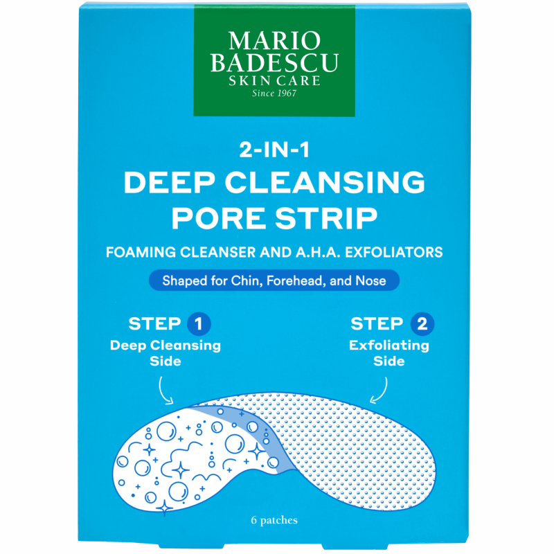 Mario Badescu 2-In-1 Deep Cleansing Pore Strip (6 stk)