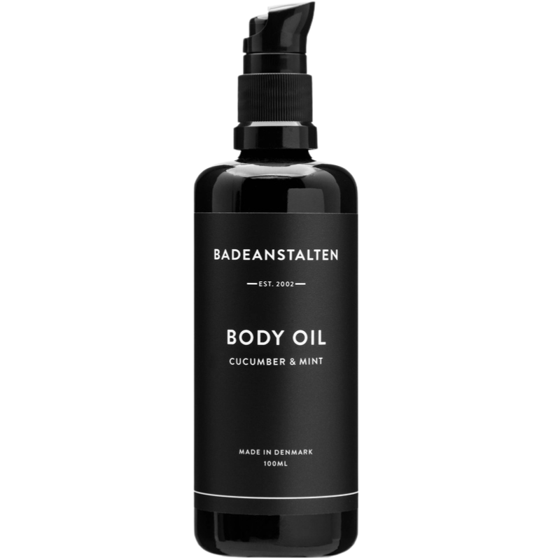 UDSALG Badeanstalten Kropsolie Agurk og Mynte (100 ml) køb billig