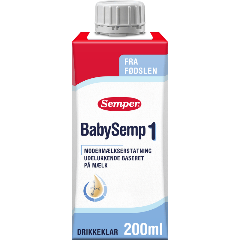 Semper BabySemp 1 Modermælkserstatning - Fra 0 mdr. (200 ml)