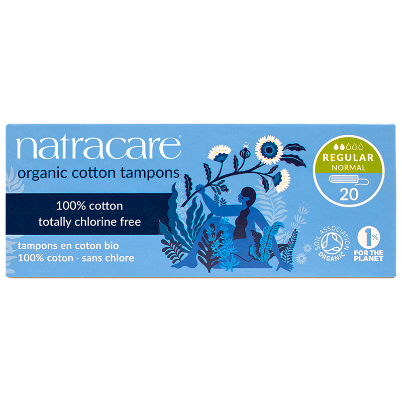 NatraCare Tampon U. Indføringshylster Regular (20 stk)