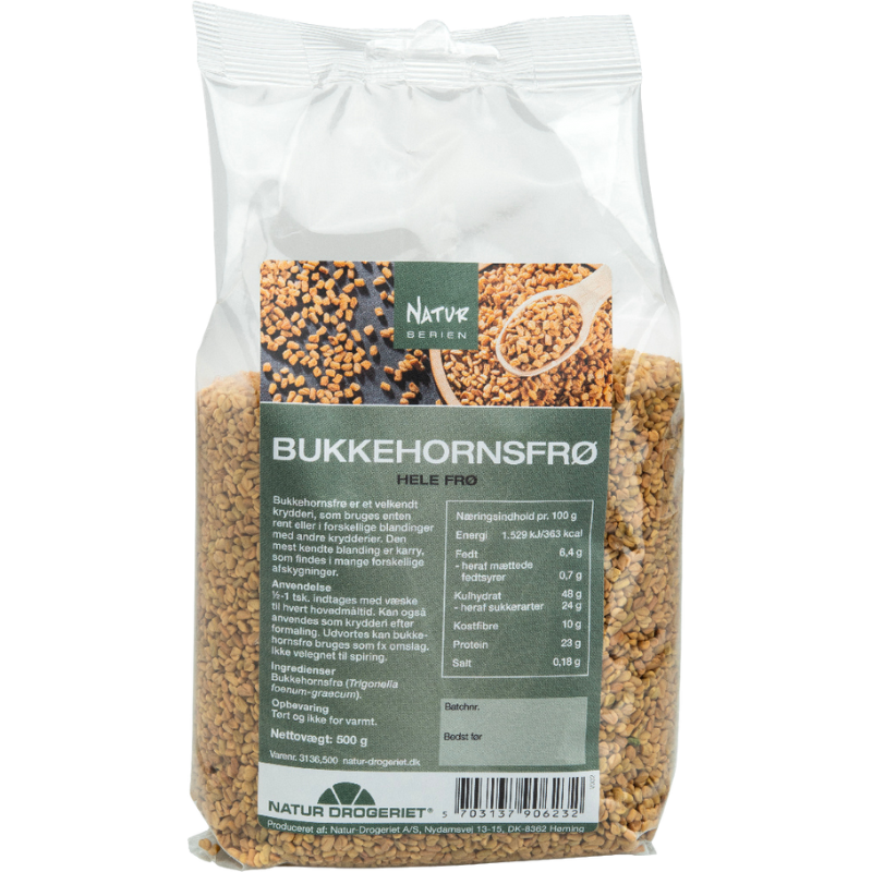 Natur Drogeriet Bukkehornsfrø Hele (500 gr)