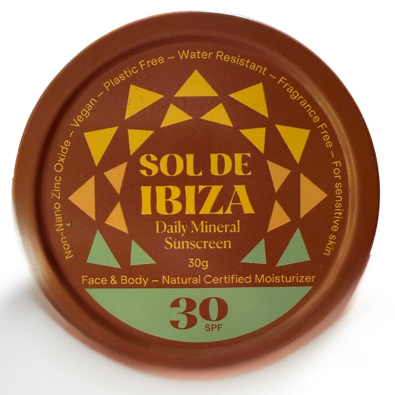 Sol De Ibiza Daily Mineral Sunscreen SPF30 Mini Size (30 g)