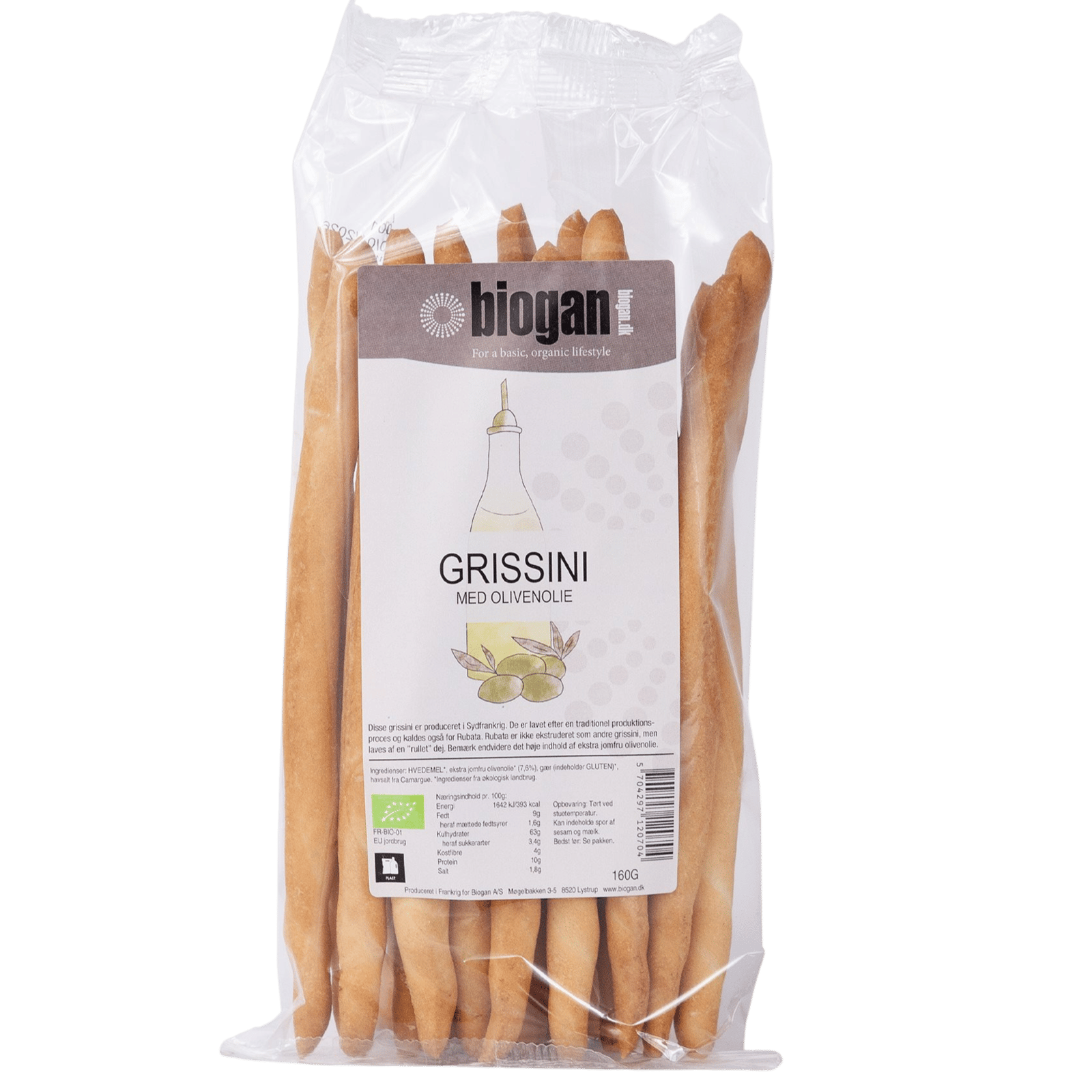 Biogan Grissini Med Olivenolie É (160 g)