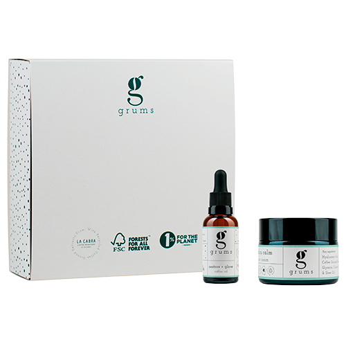 Grums The Hydra Glow Kit (face cream + face oil)