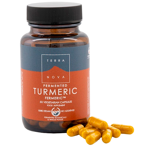 UDSALG Terranova Fermented Turmeric (50 kaps) køb billig