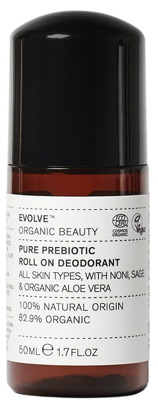 Tilbud Evolve Organic Beauty Pure Prebiotic Roll On Deodorant (50 ml) køb billig
