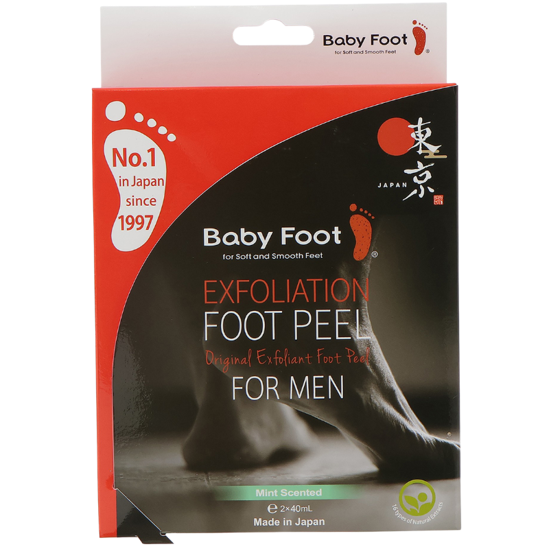 Baby Foot Exfoliation Foot Peel For Men (1 sæt) Baby Foot Exfoliation Foot Peel For Men (1 sæt)