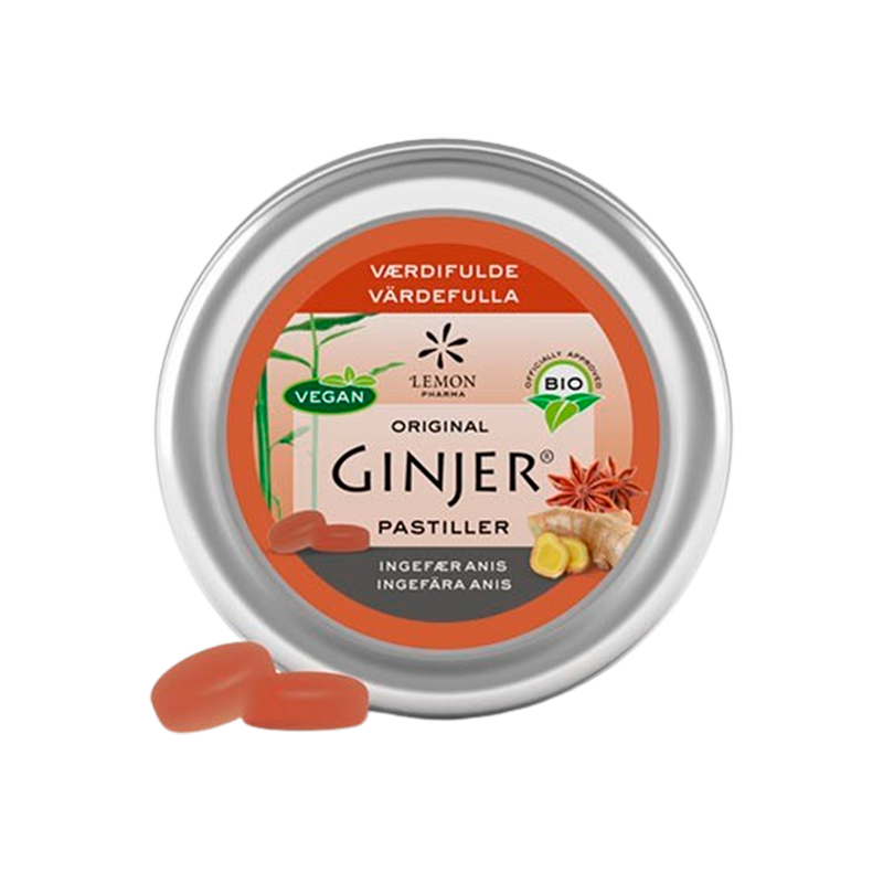 GINJER® Ingefær ANIS Pastiller Ø