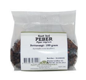 Natur Drogeriet Peber Sort Hel (100 gr)