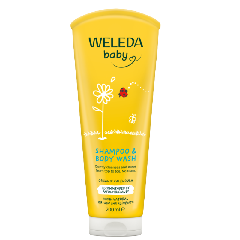UDSALG Weleda Calendula Shampoo Body Wash (200 ml) køb billig