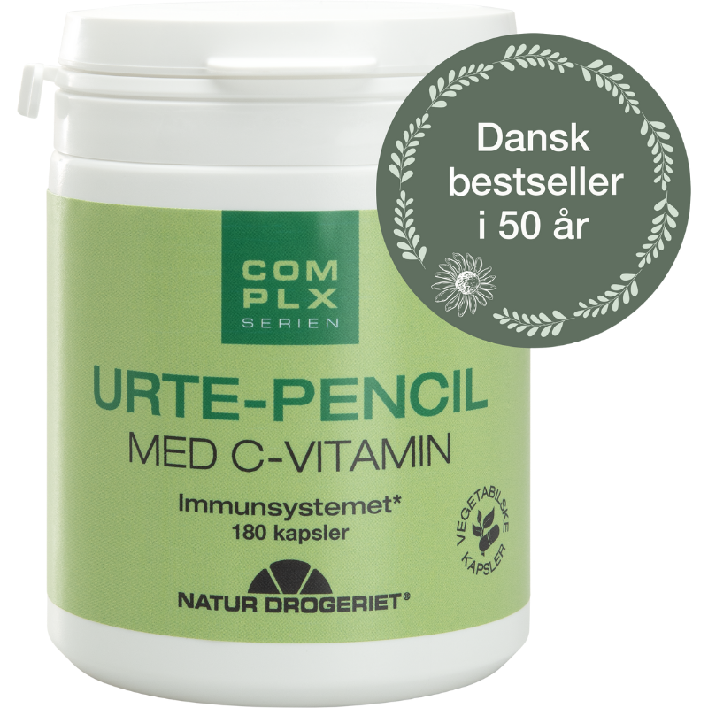 Natur Drogeriet Urte-PenCil med C-vitamin (180 kapsler)