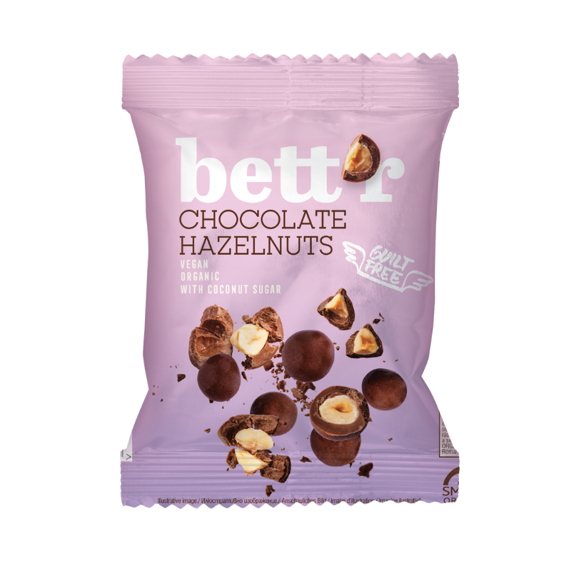 Bett´r Vegan choko hasselnødder Ø (40 g)