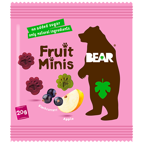 BEAR Fruit Minis med Æble og Solbær (20 g)