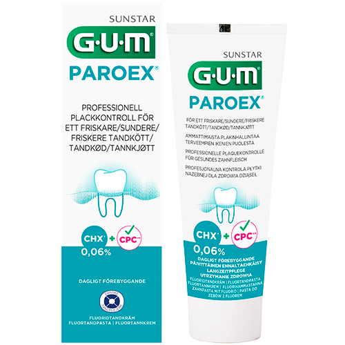 UDSALG GUM Paroex 0,06 Klorhexidin Flour tandpasta (75 ml) køb billig