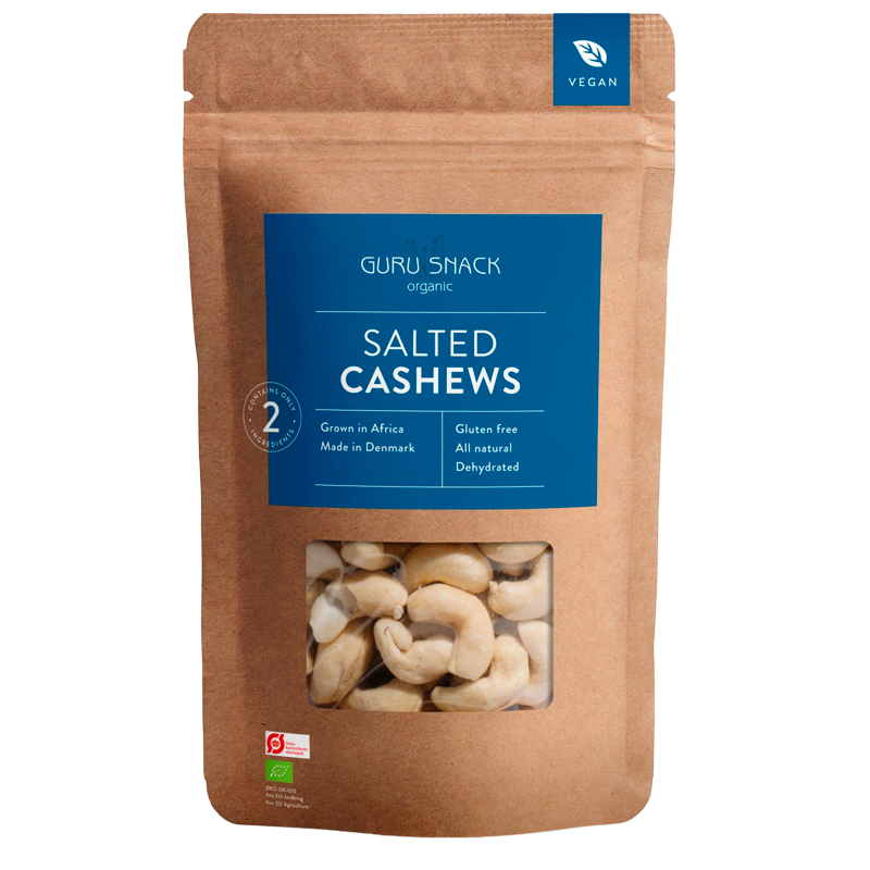 Guru Snack Salted Cashews (100 g)