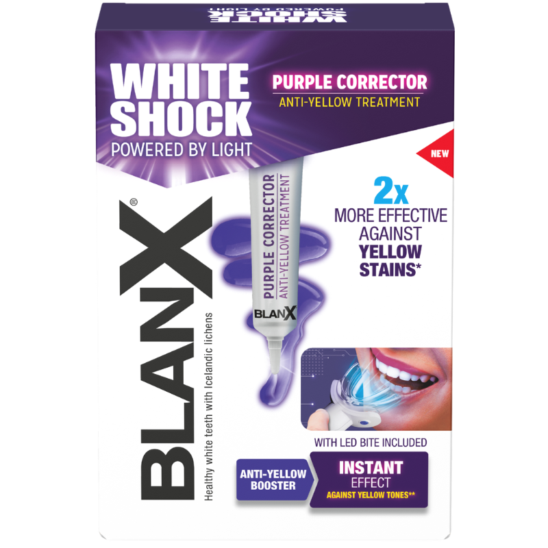 BlanX White Shock Purple Treatment + LED Bite (20 ml) BlanX White Shock Purple Treatment + LED Bite (20 ml)